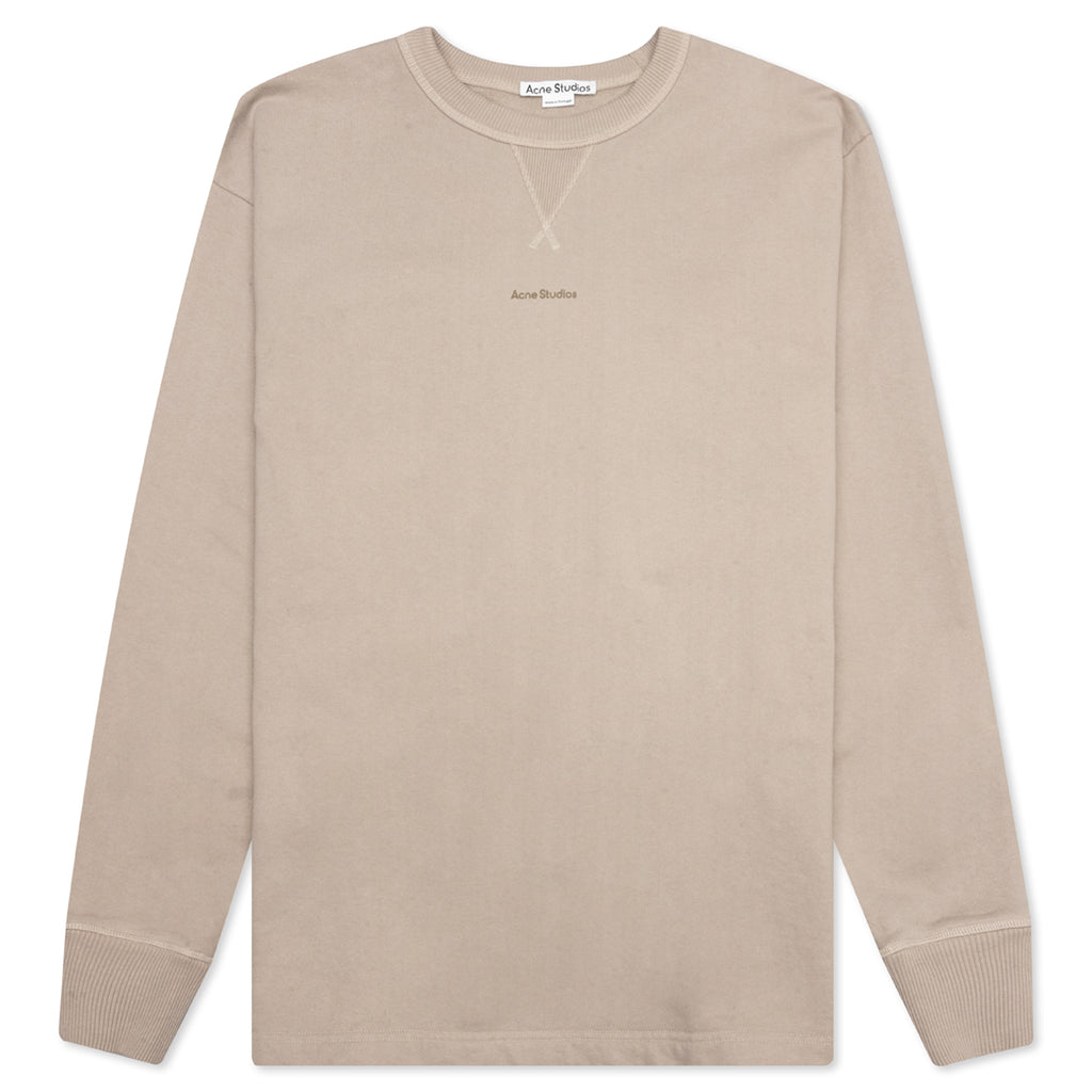 Stamp Logo Sweater - Oyster Grey – Feature
