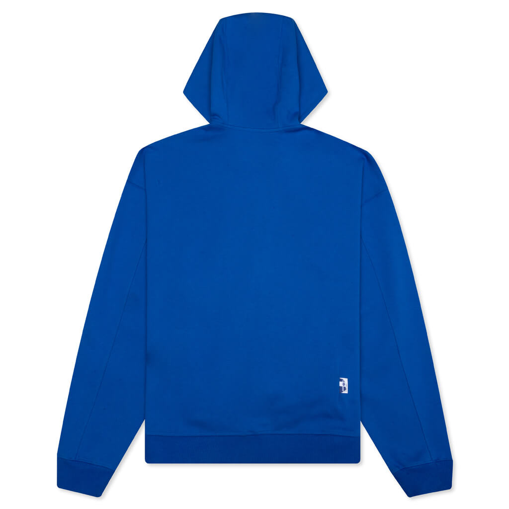 Twin Heart Logo Hoodie - Blue