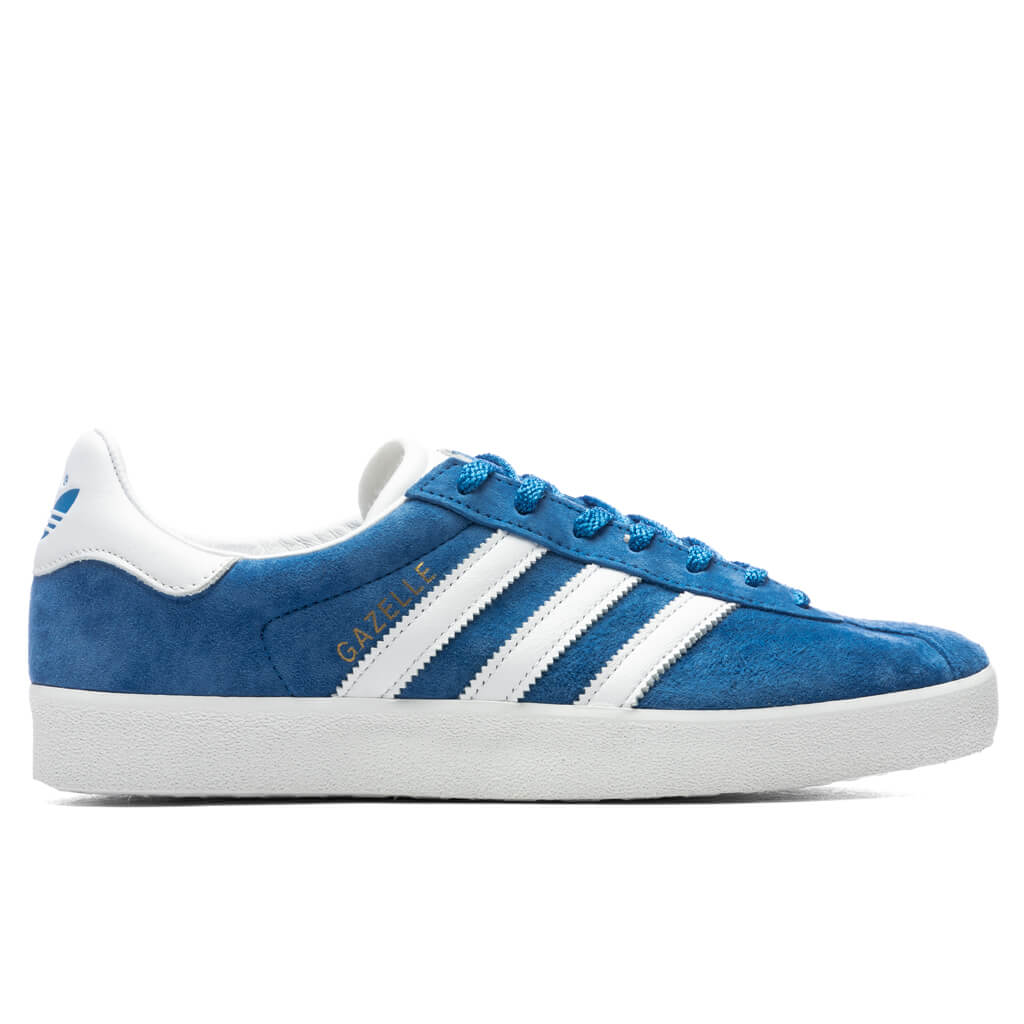 Gazelle 85 - Bluebird/Cloud White/Gold Metallic Feature Gazelle 85 - Bluebird/Cloud White/Gold Metallic Feature