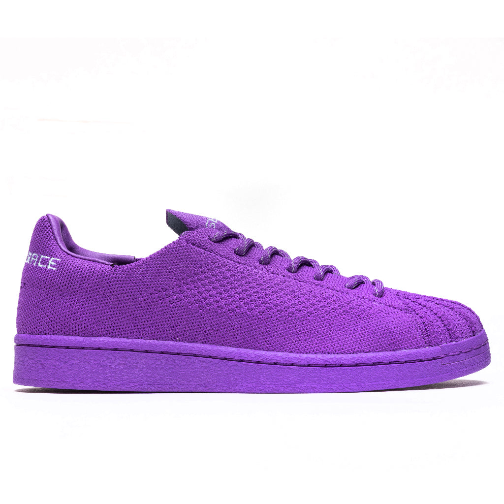 Adidas Originals x Pharrell Williams Superstar Primeknit - Active Purp Feature Adidas Originals x Pharrell Williams Superstar Primeknit - Active Purp Feature