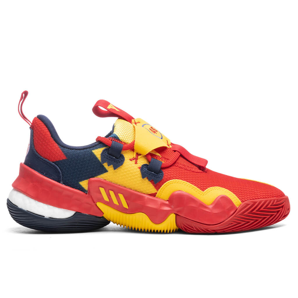 Adidas x Trae Young 1 MCAAG - Solid Red/Bold Gold/Navy Blue – Feature