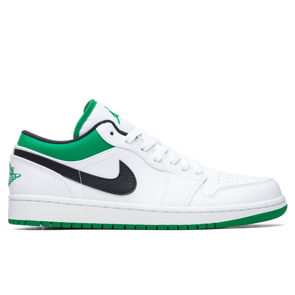 Air Jordan 1 Low - White/Stadium Green/Black