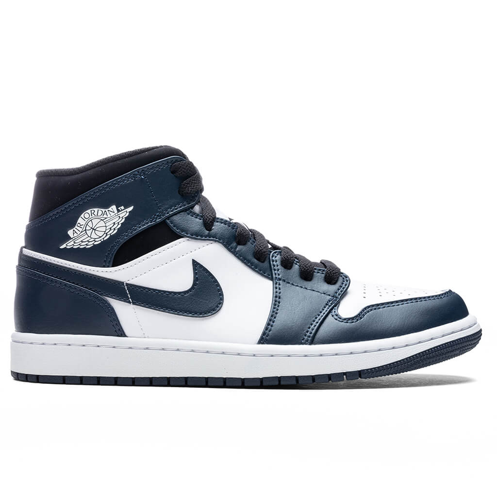 Air Jordan 1 Mid - Armory Navy/White/Black â Feature