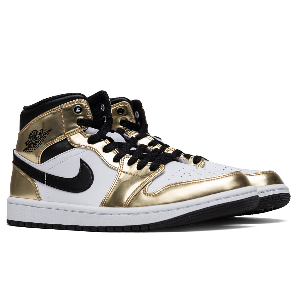Air Jordan 1 Mid SE - Metallic Gold/Black â Feature