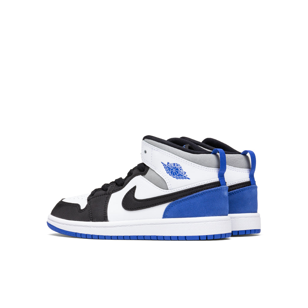 Air Jordan 1 Mid SE (PS) - White/Hyper Royal (Intro Launch 10/1