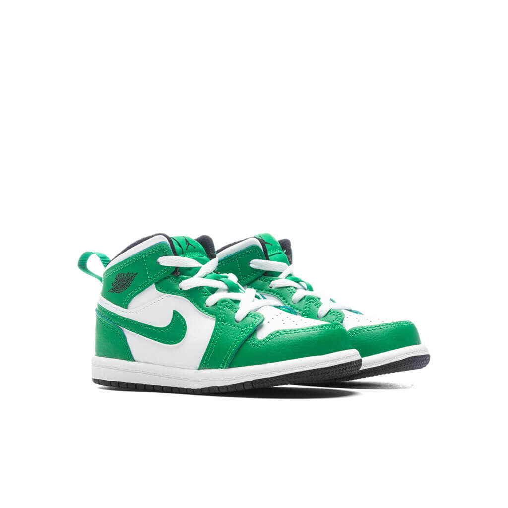 Jordan 1 Mid (TD) - Lucky Green/Black/White â Feature