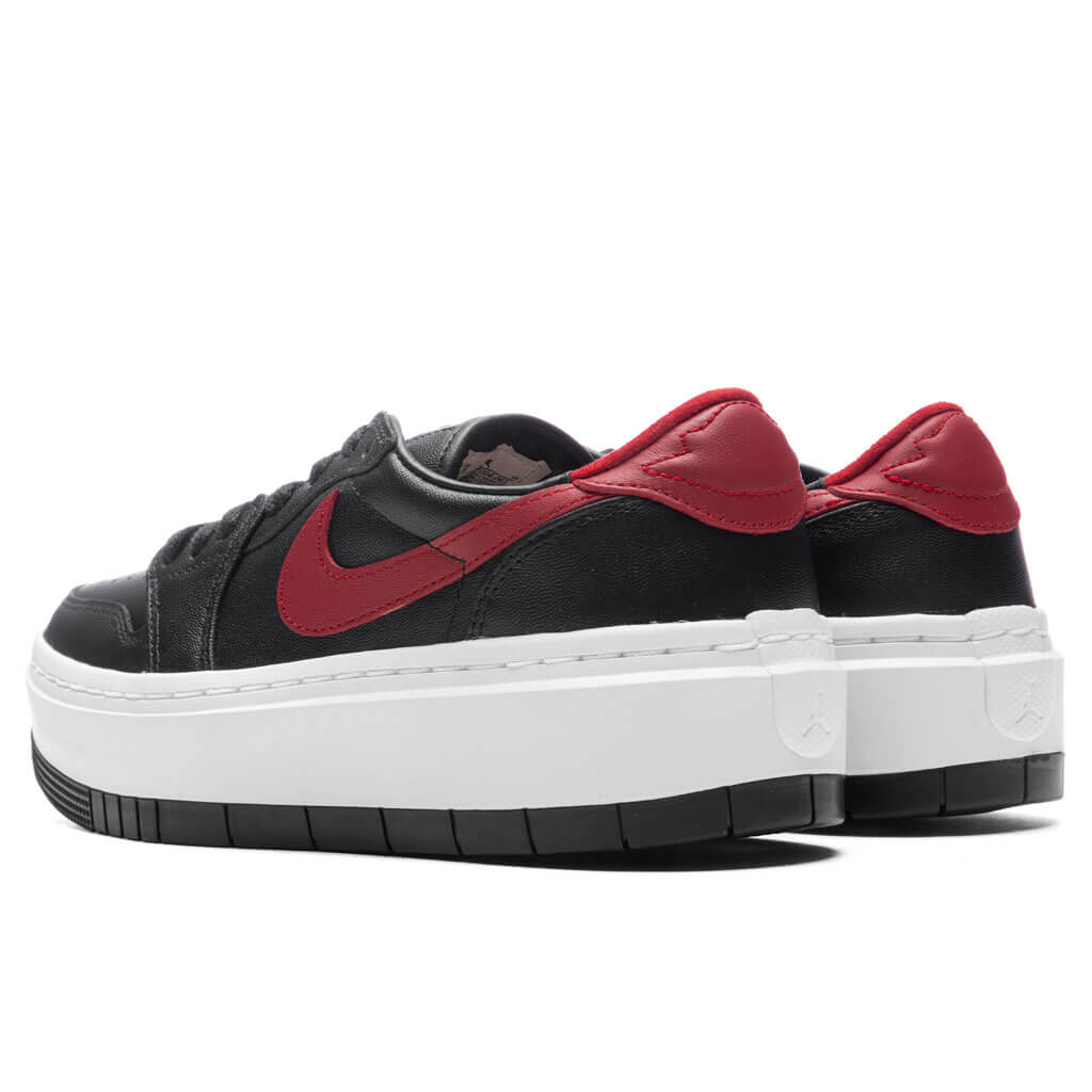 Women's Air 1 Elevate Low - Black/Gym Red/White â Feature