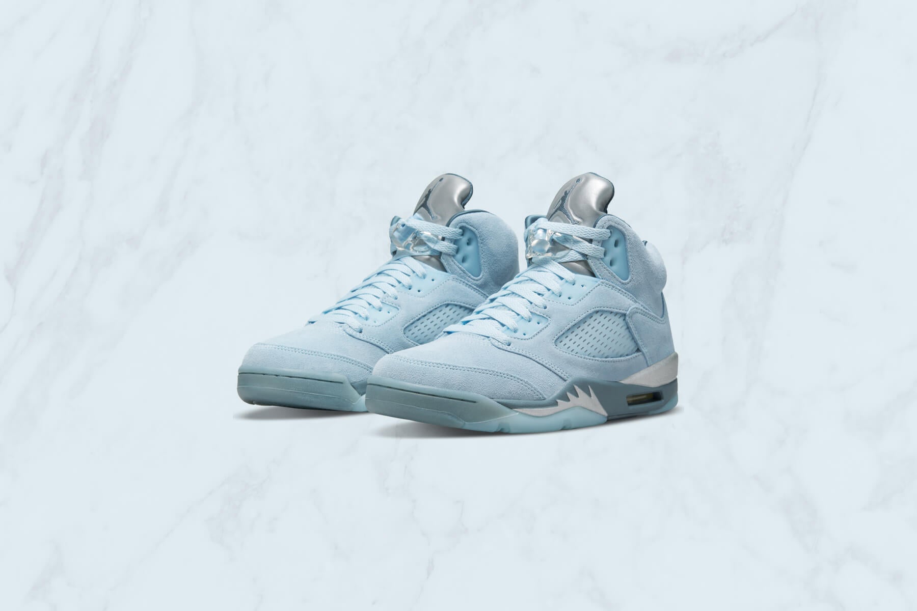 Retro Light Blue Suede Jordans Women's Air Jordan Retro