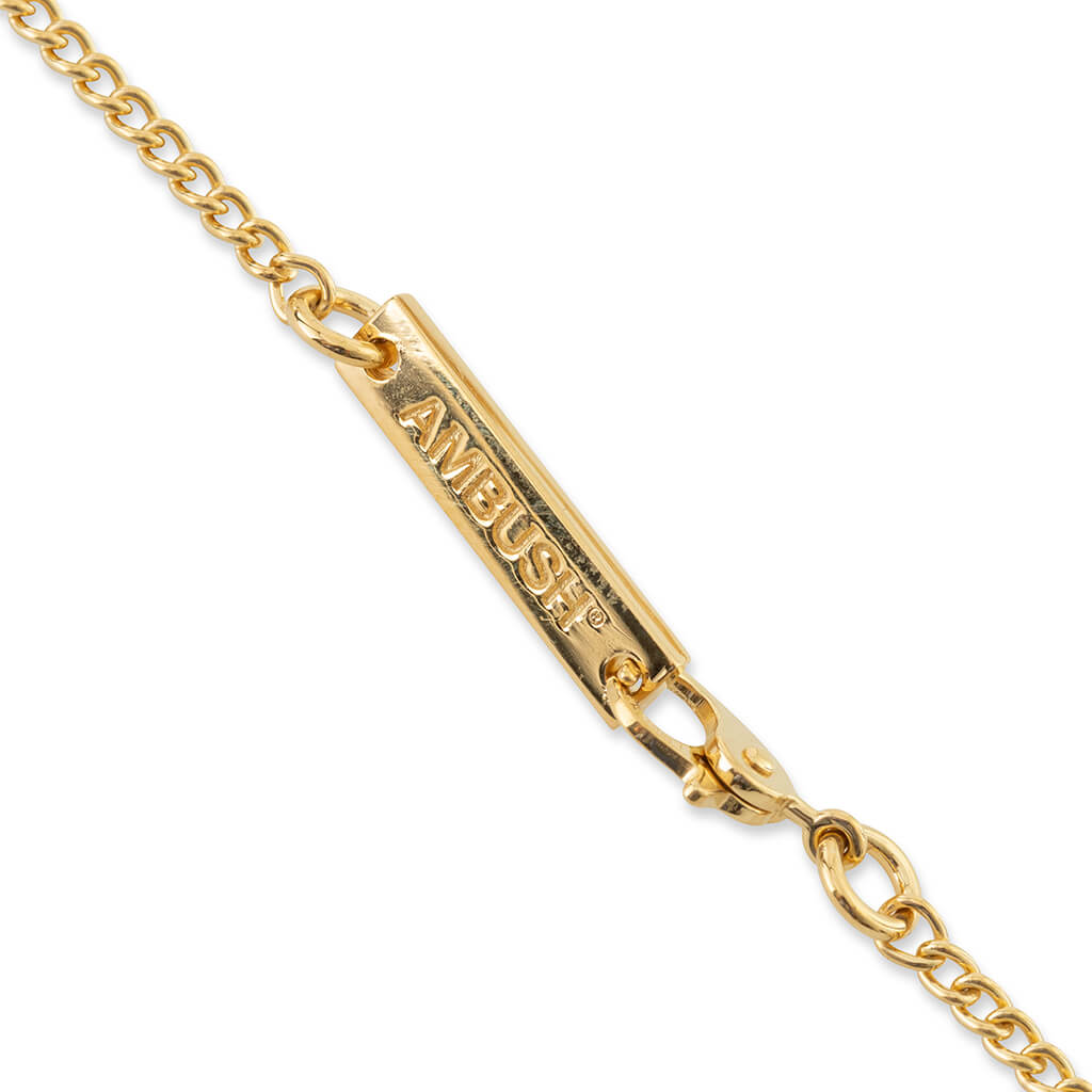 ○【AMBUSH】PILL CHARM NECKLACE Gold×BLACK