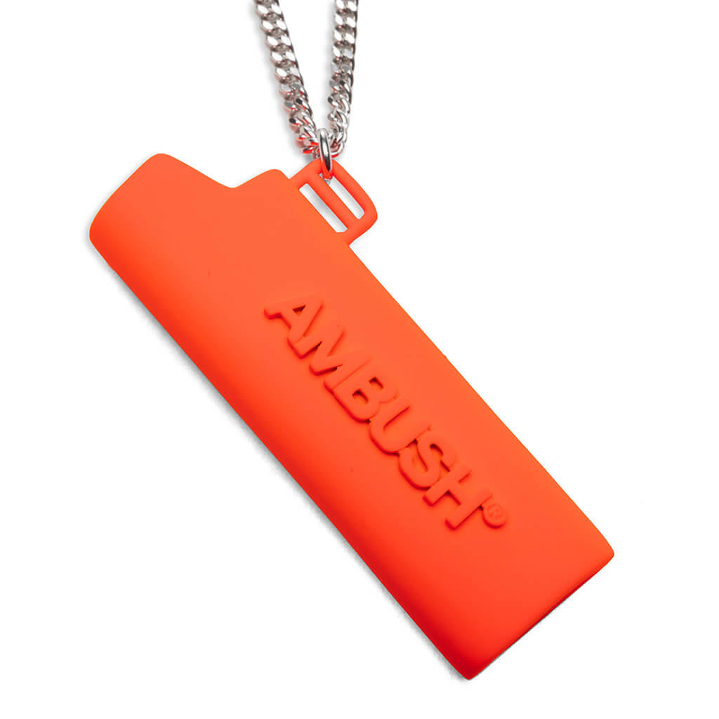 Logo Lighter Case Necklace L - Orange/No Color