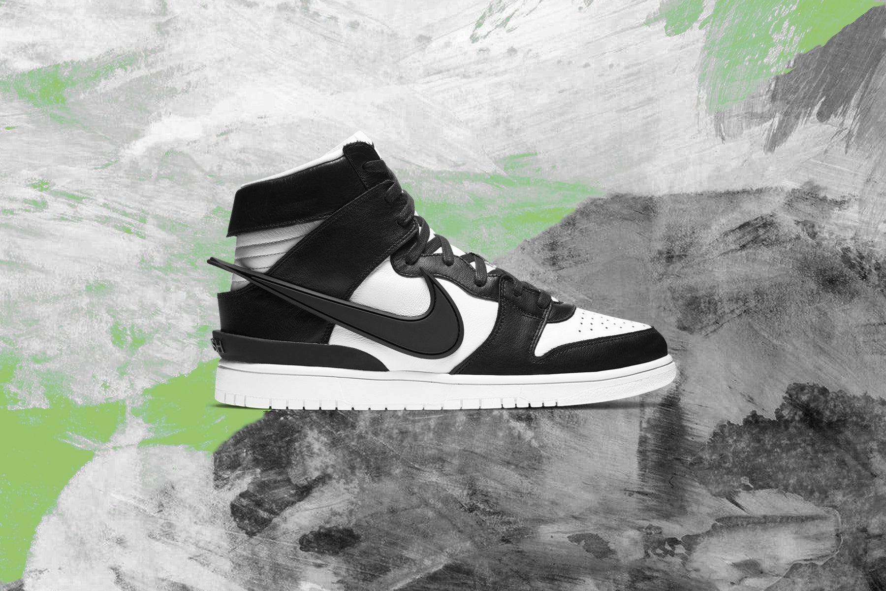Nike x Ambush Dunk Hi - Black/White â Feature