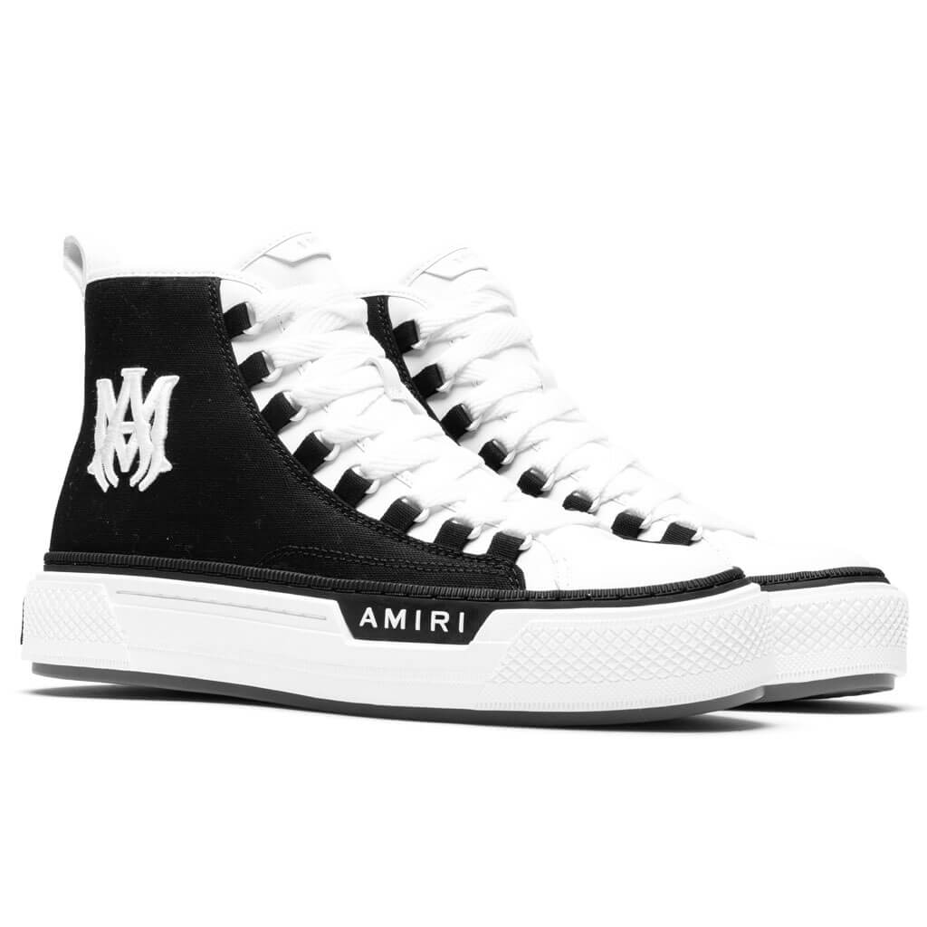 Amiri designer shoes men 10.5, black and white, in perfect condition