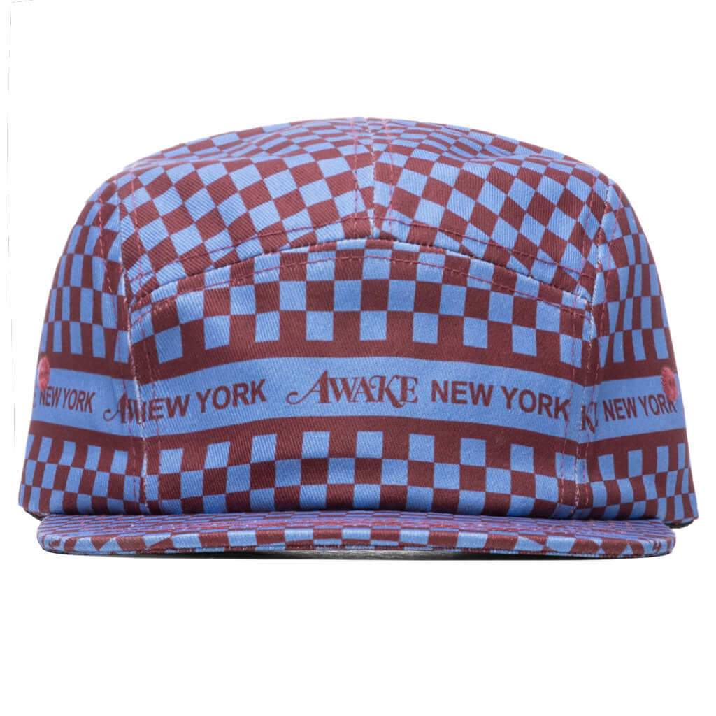 【大人気】AWAKE NY CHECKRED LOGO 5 PANEL CAP カーキ 帽子