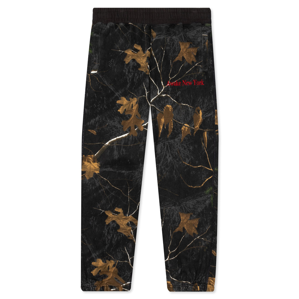 Awake Classic Outline Logo Paneled Embroidered Sweatpants - Real