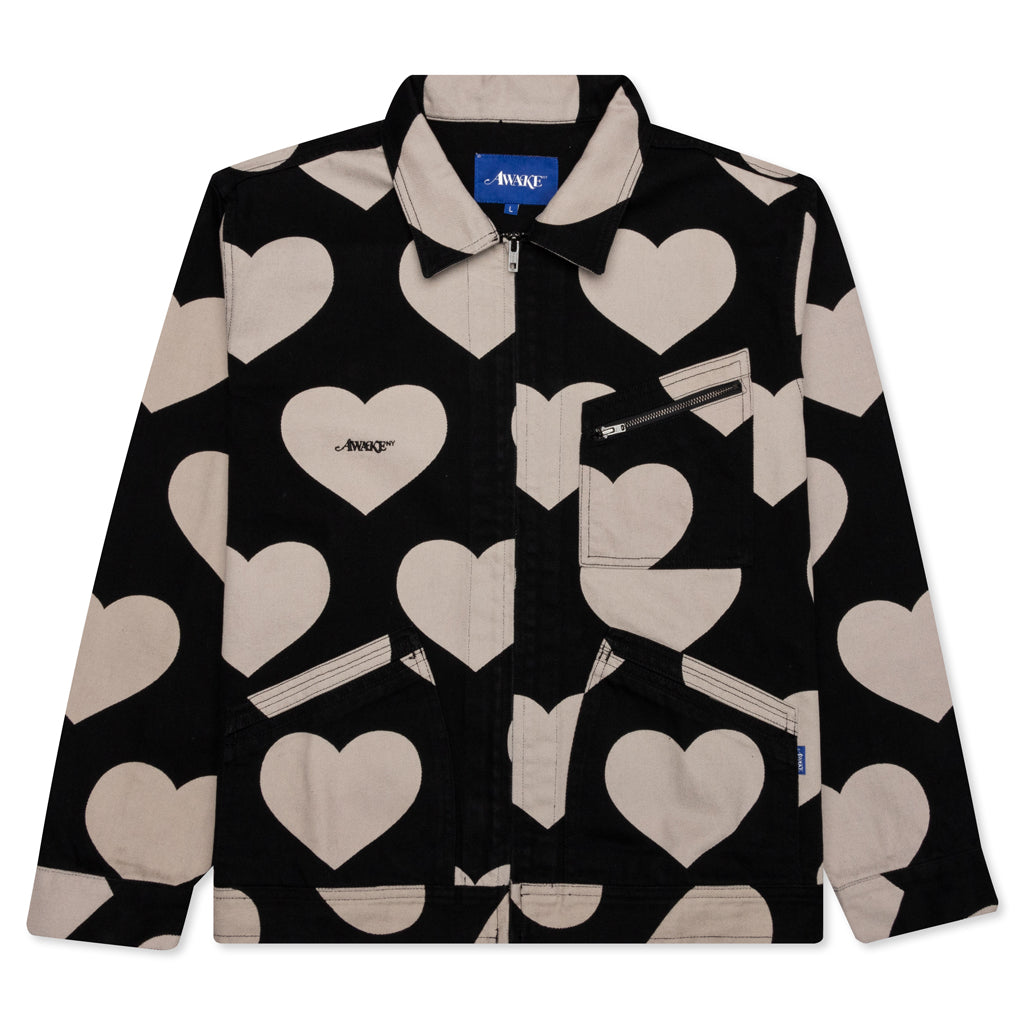 Awake Hearts Harrington Jacket - Black – Feature