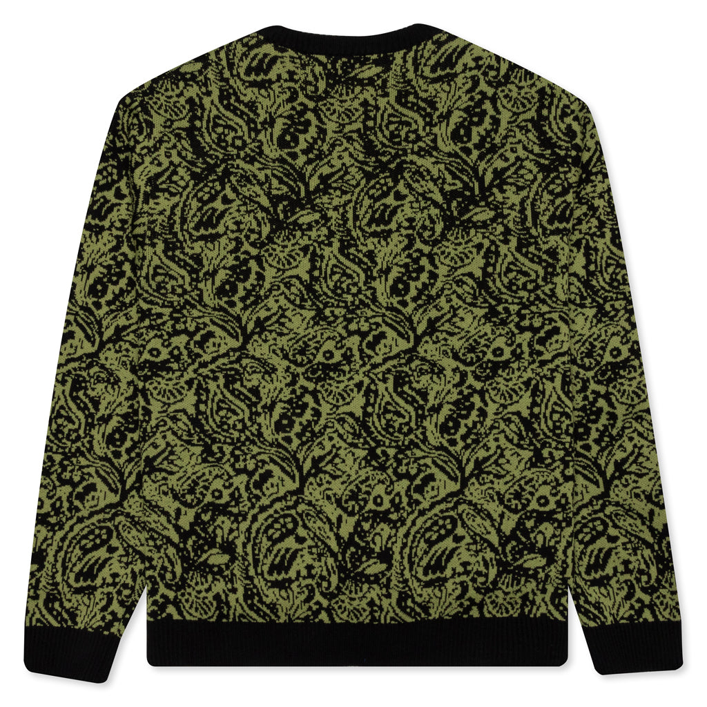 Awake Paisley Cardigan - Black – Feature