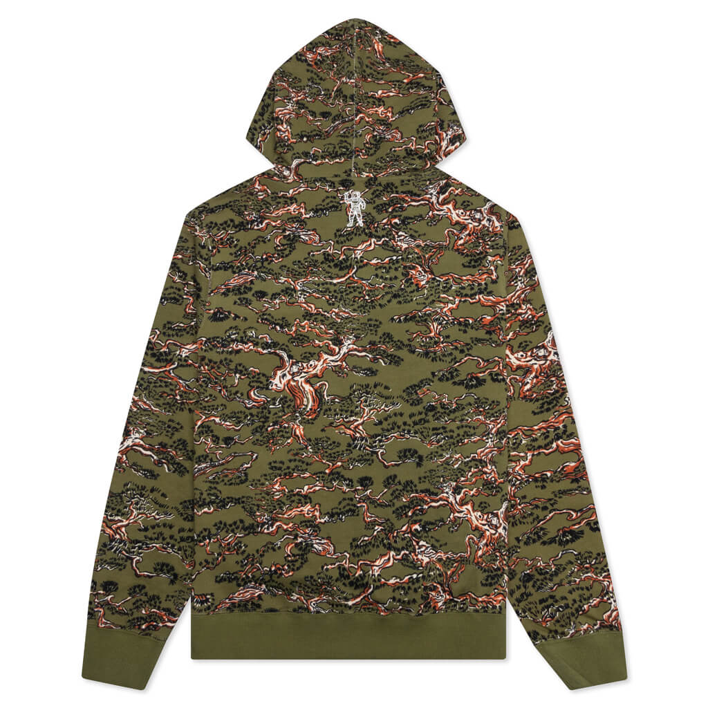 BB Camo Arch Hoodie - Olive Drab