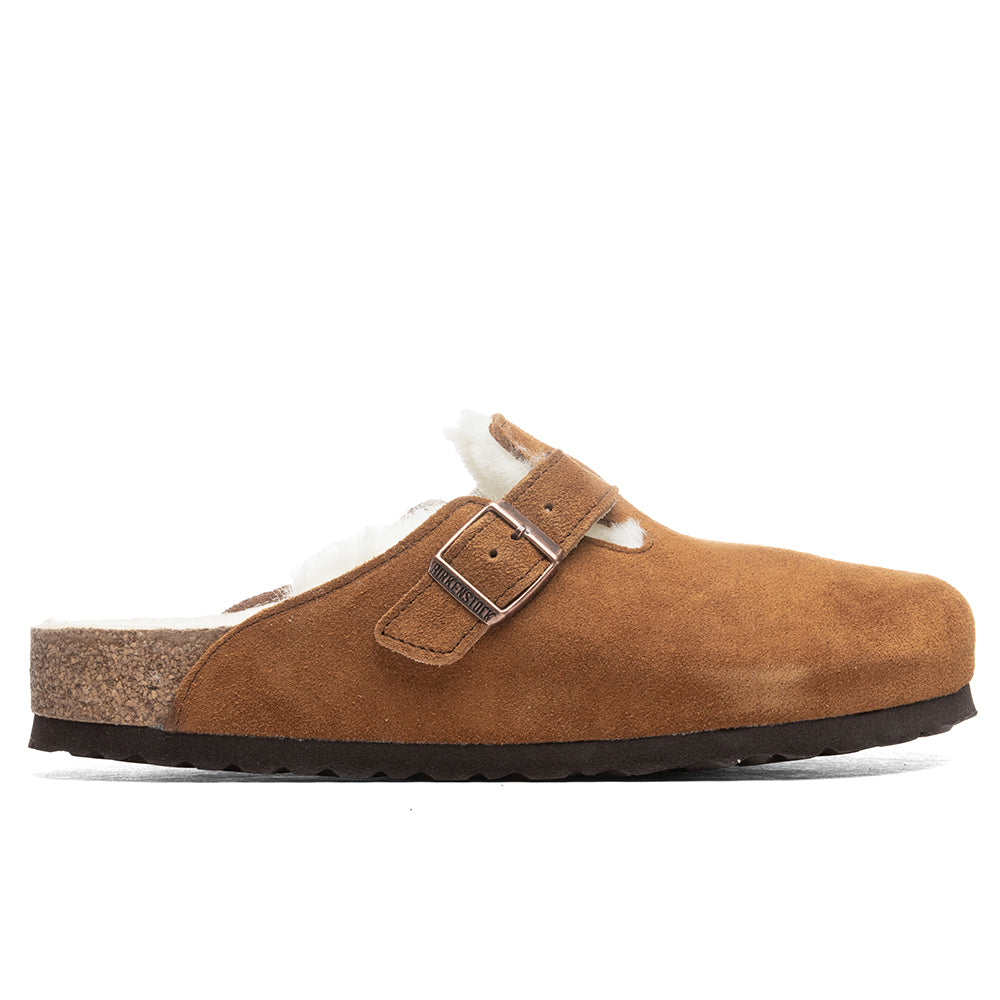 Birkenstock Boston Shearling Mink Suede