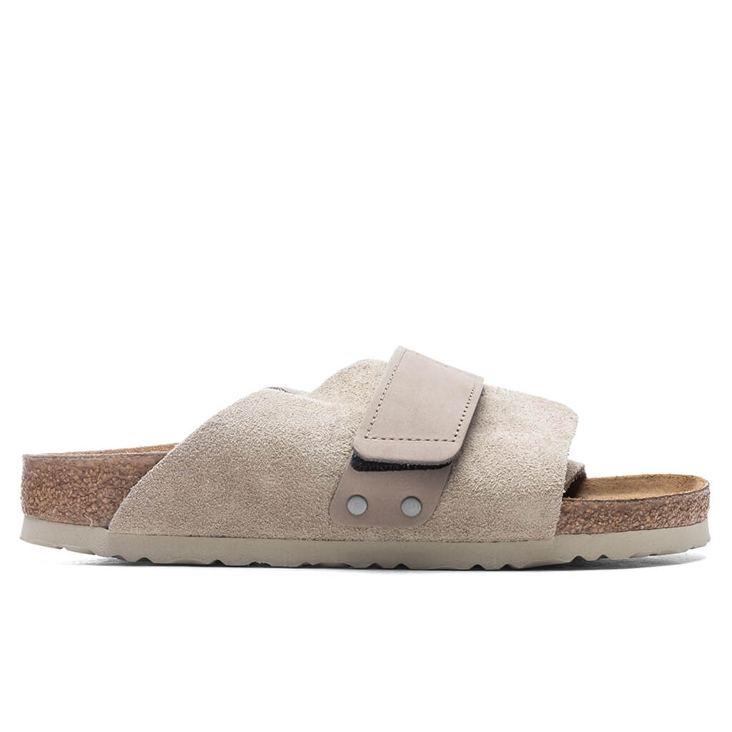 narrow taupe birkenstocks