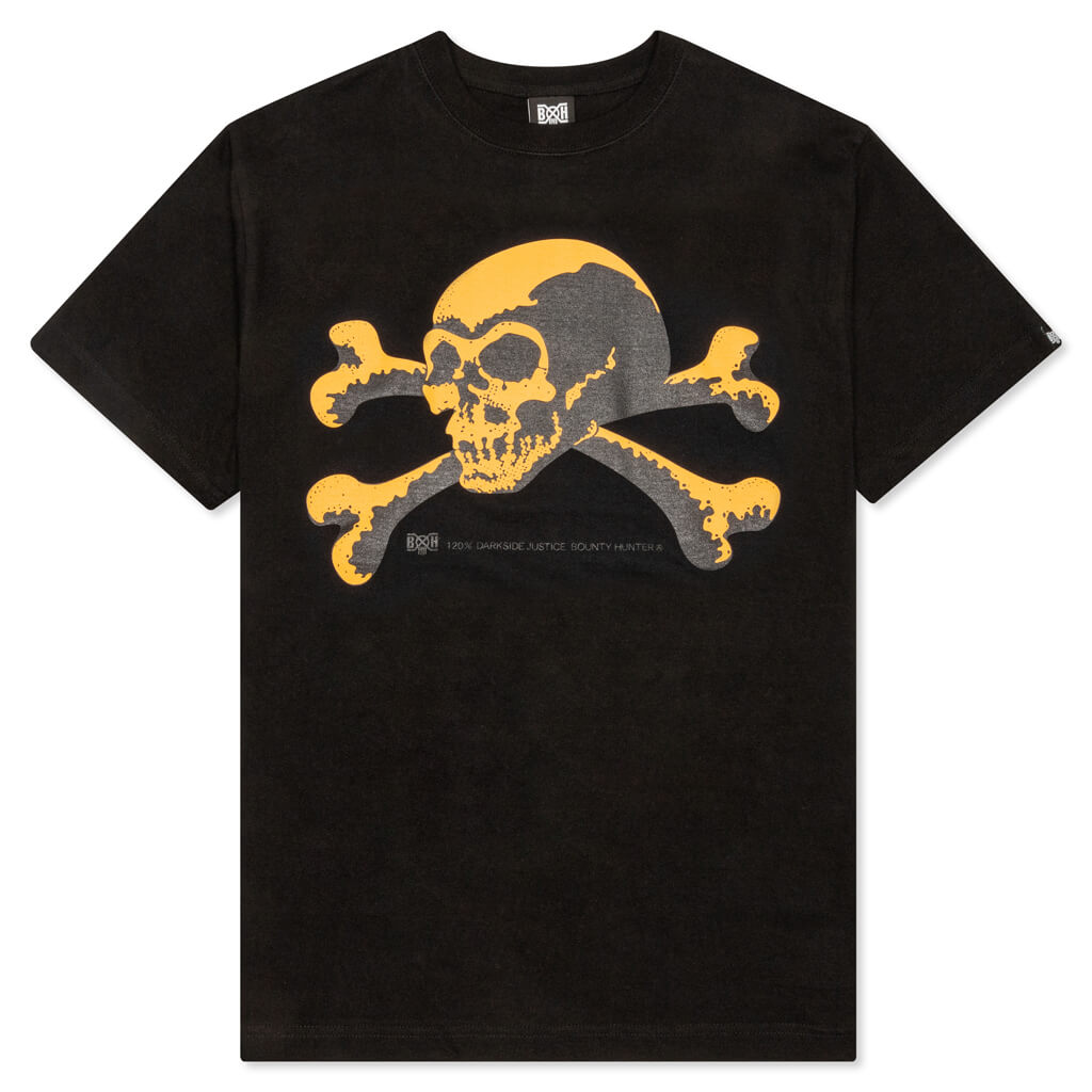 BxH Old Skull Black Tee - Black/Yellow