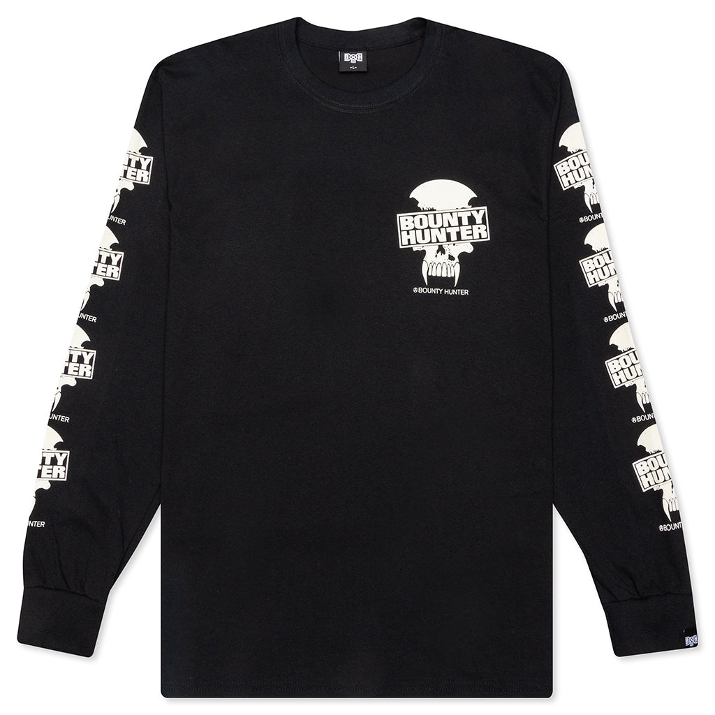 Saber Skull L/S Tee - Black