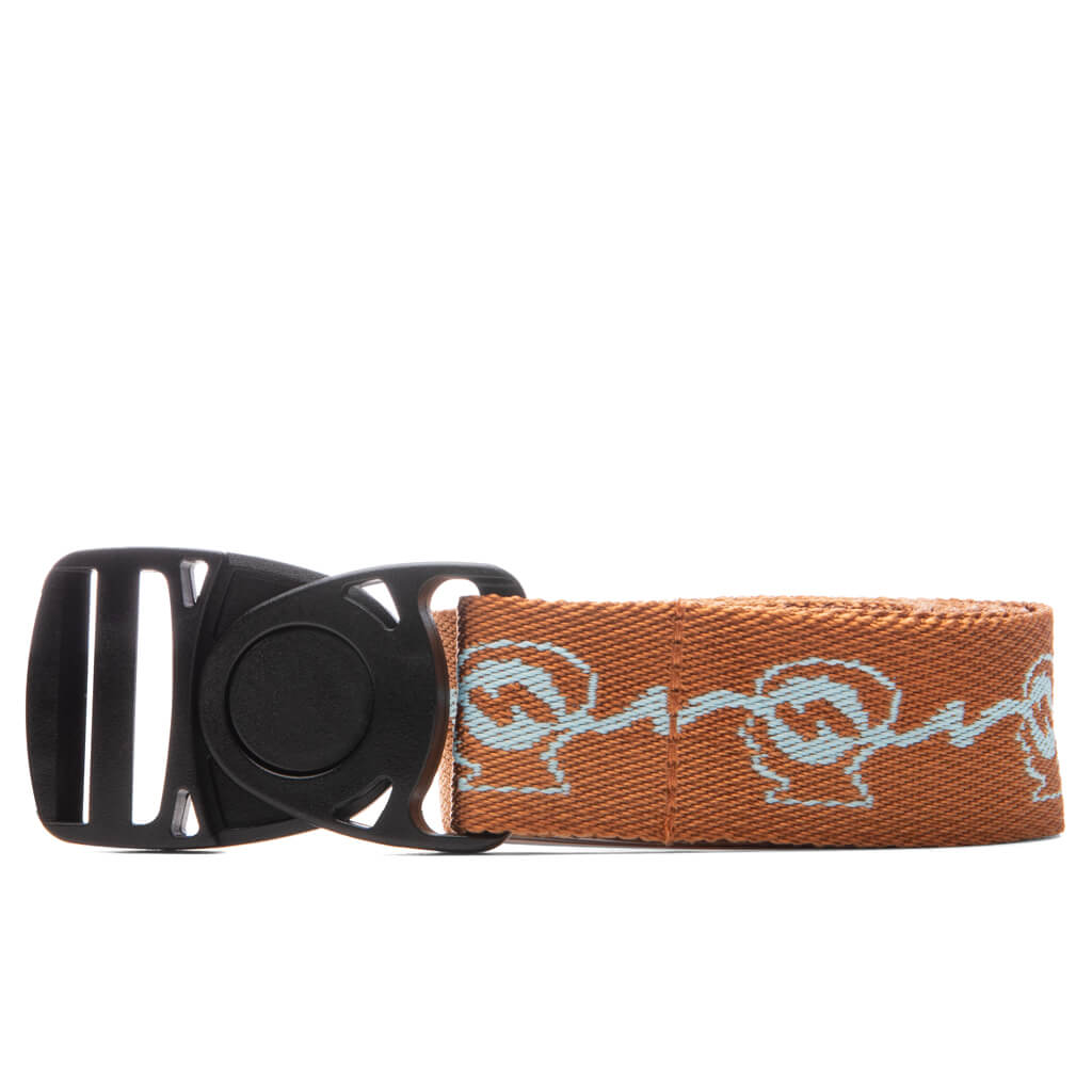 Running Head Woven Belt - Brown – Brain Dead