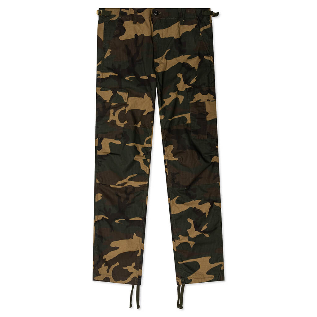 Carhartt WIP Aviation Pant Camo Laurel Rinsed