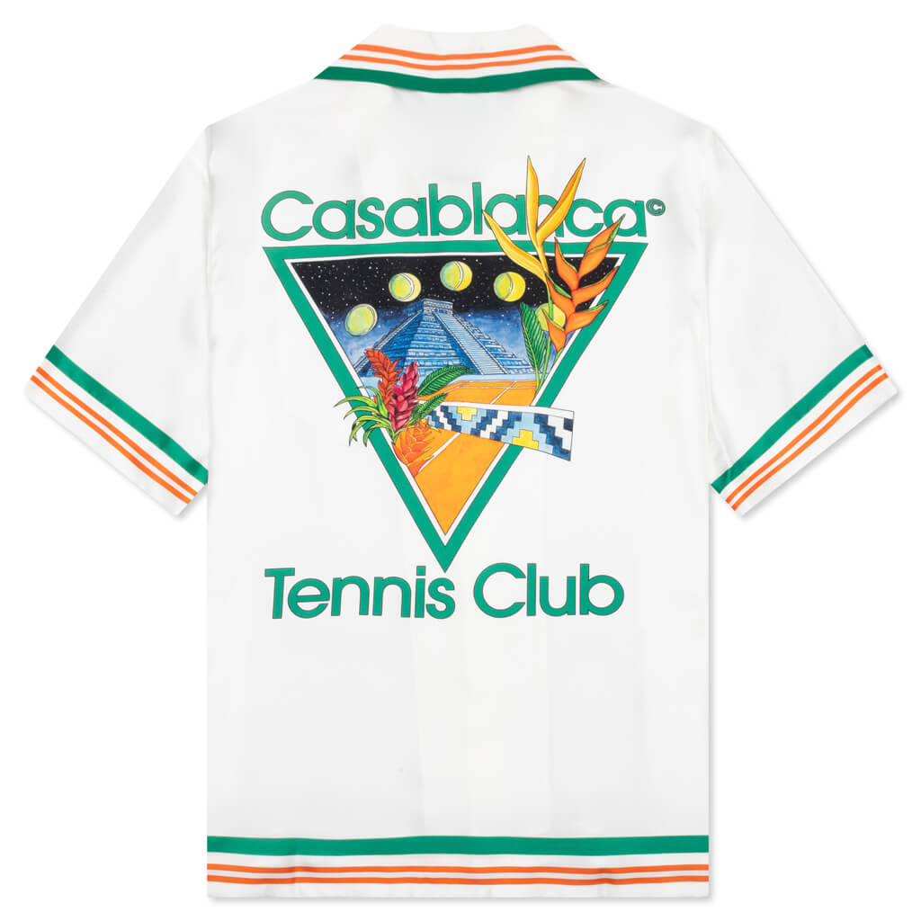 White tennis bow tshirt main image 0