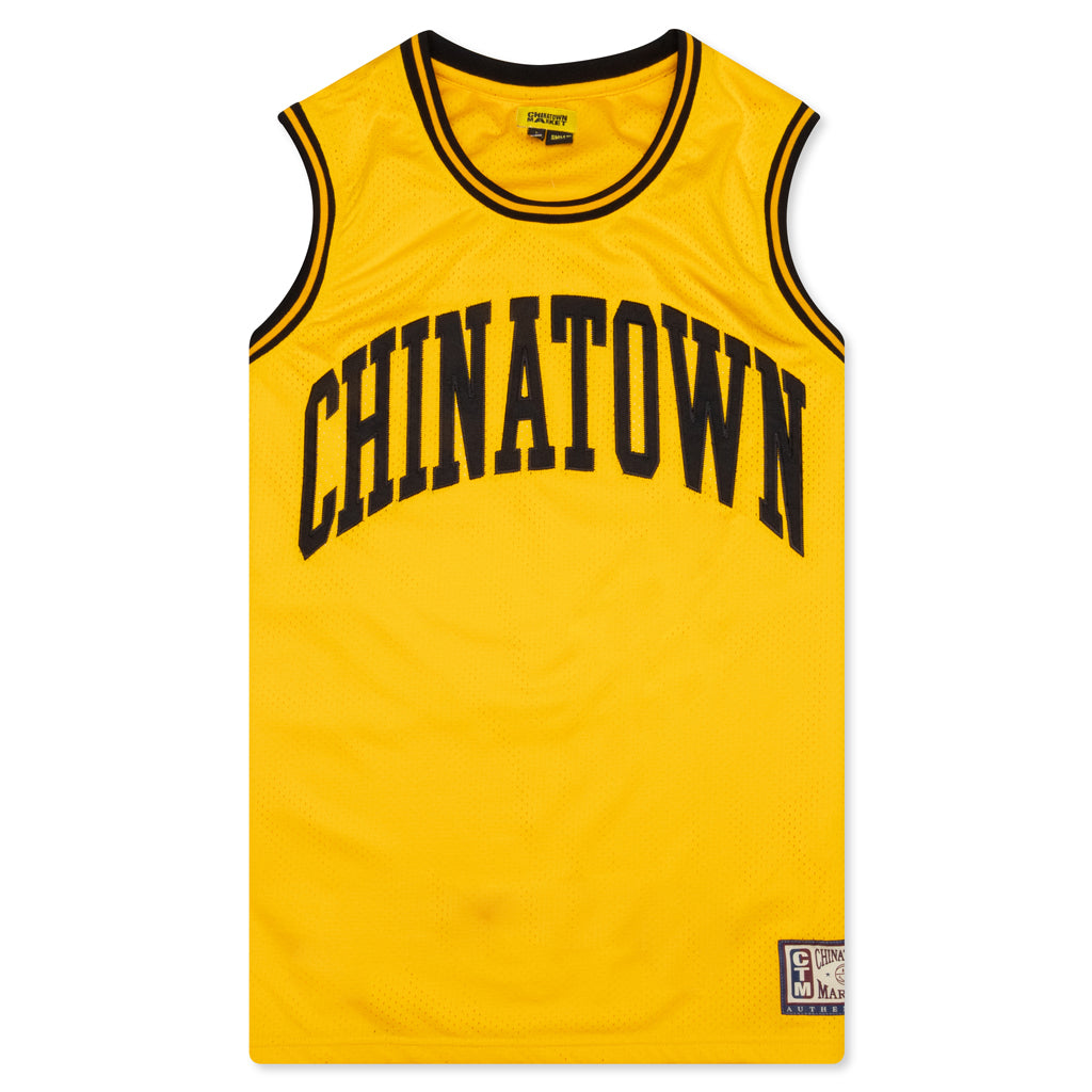 Chinatown Smiley Basketball Jersey - Yellow – Feature