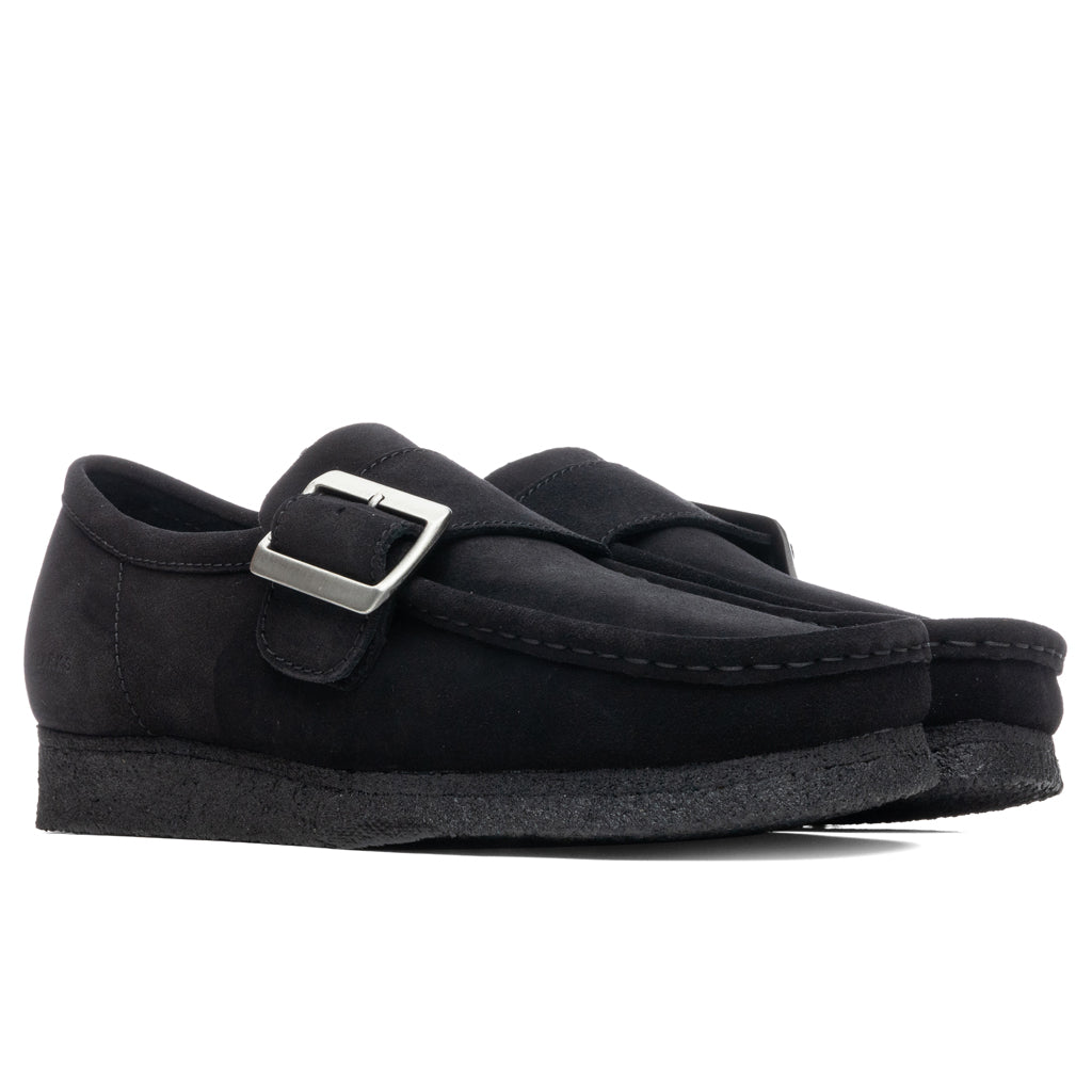 Wallabee Monk - Black Suede