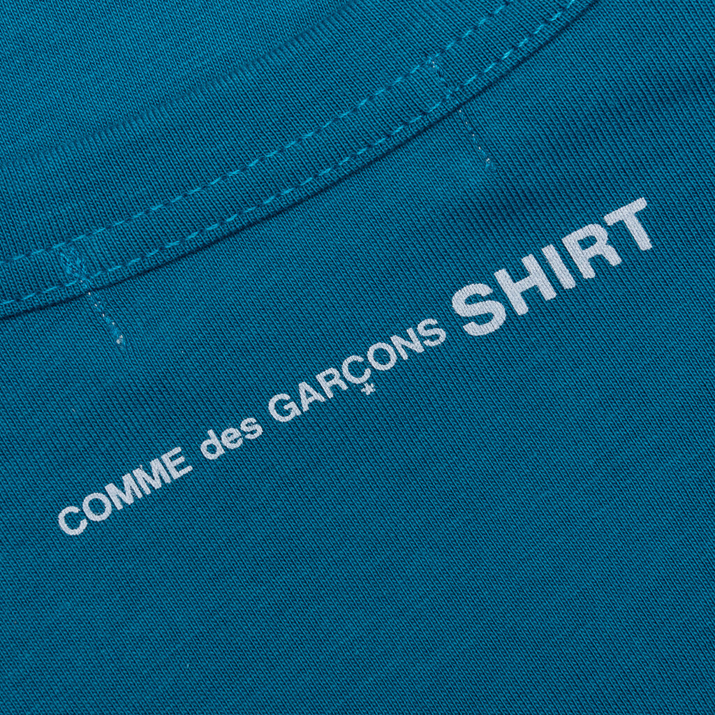 Back Logo S/S Tee - Blue – Feature