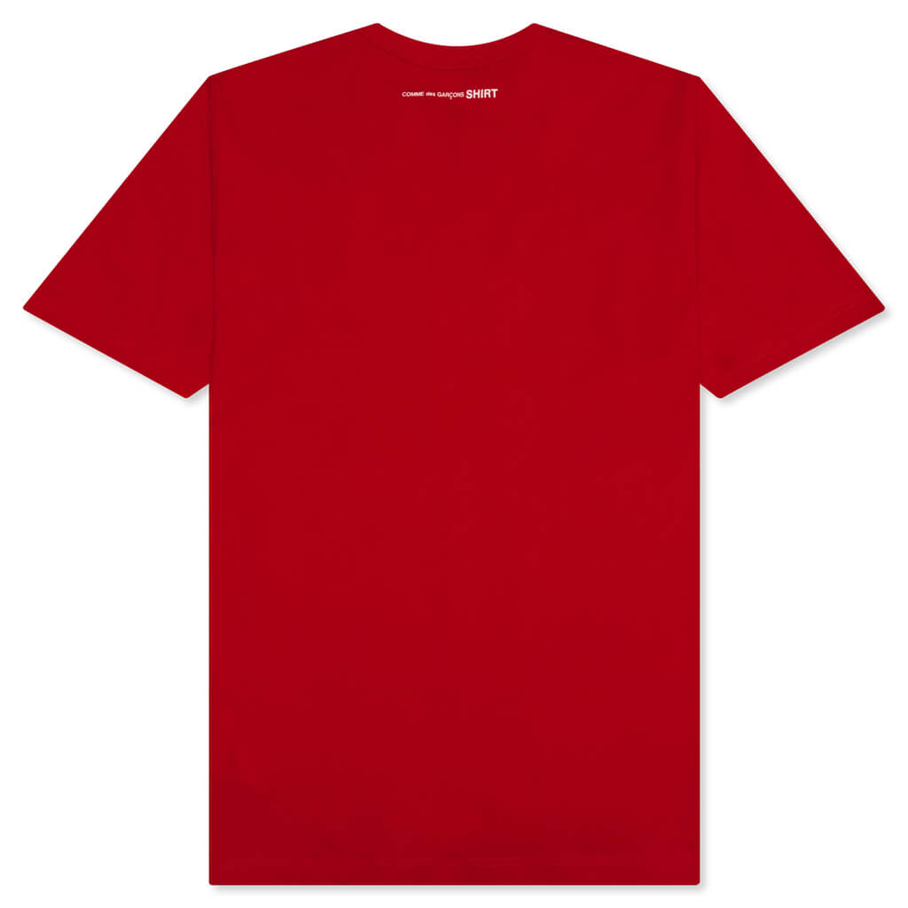 Back Logo S/S Tee Red – Feature