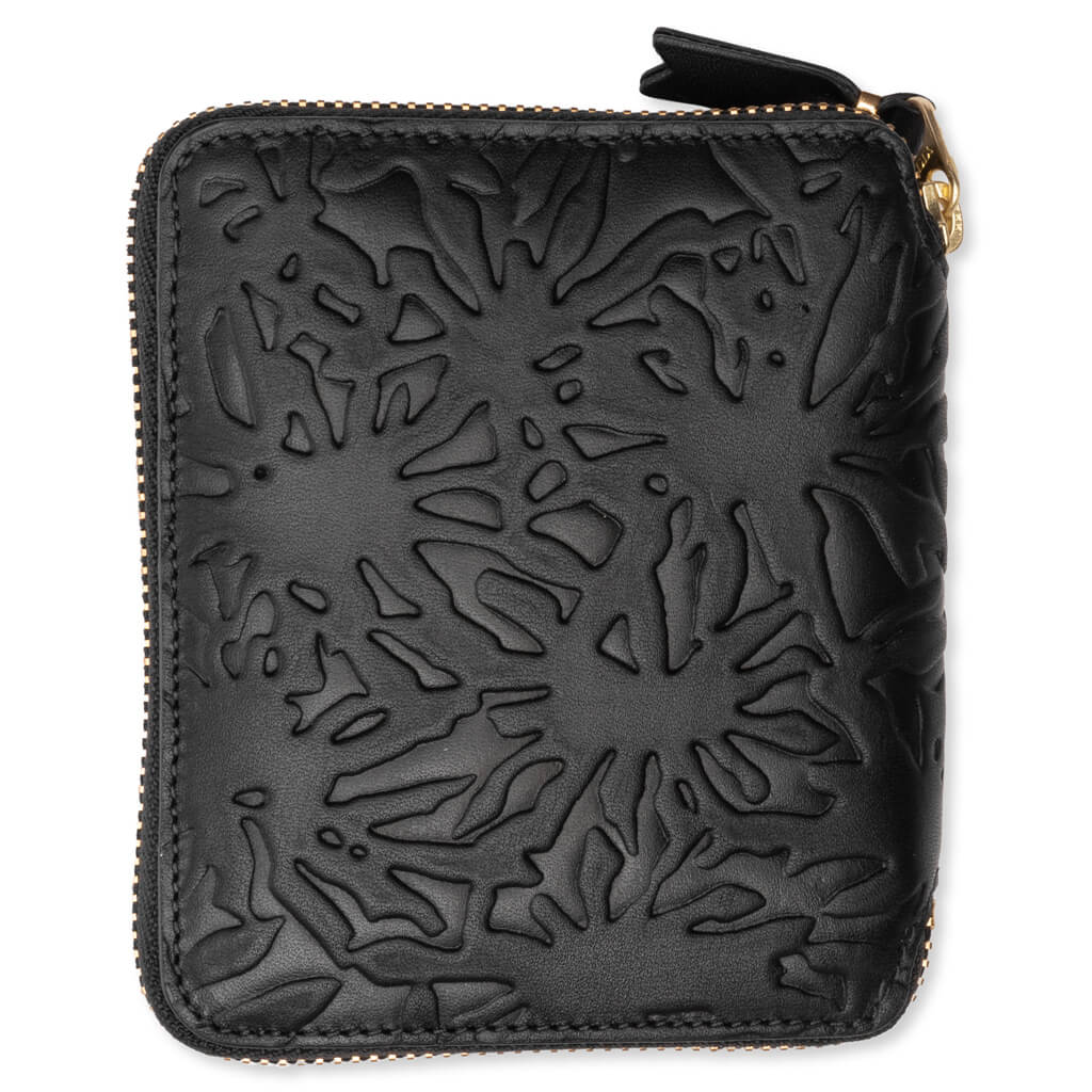 Comme des Garcons SA2100EF Embossed Forest Wallet - Black – Feature