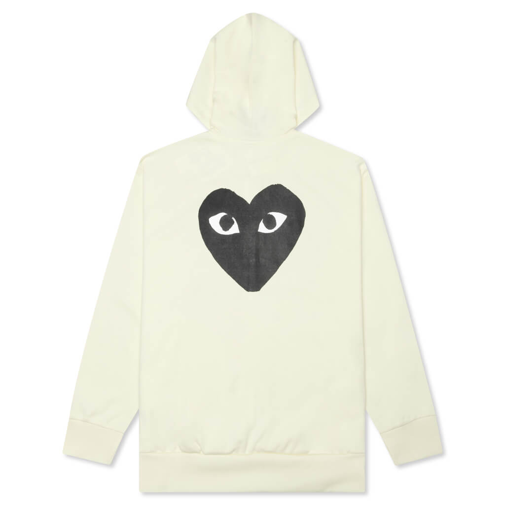 Black Hooded Sweatshirt Ivory – Feature