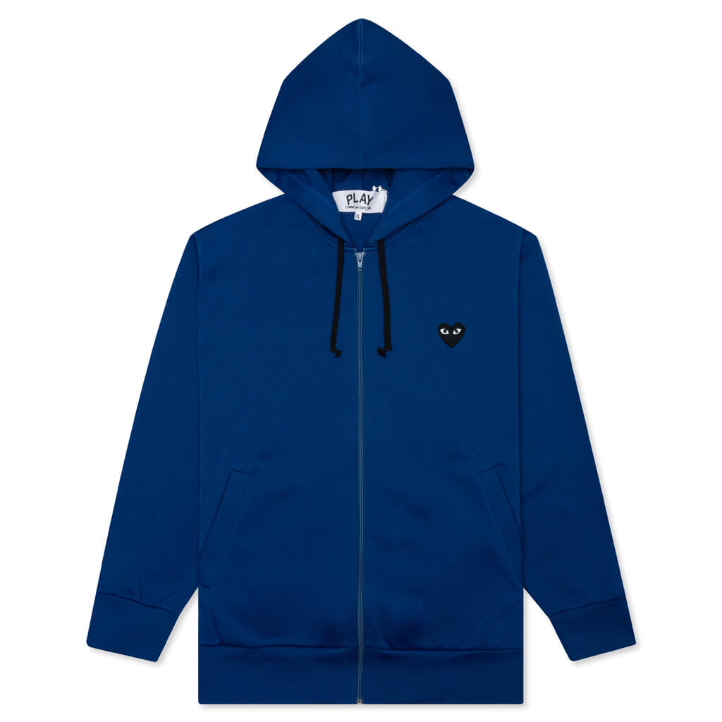 Big Black Heart Hooded Sweatshirt - Navy – Feature
