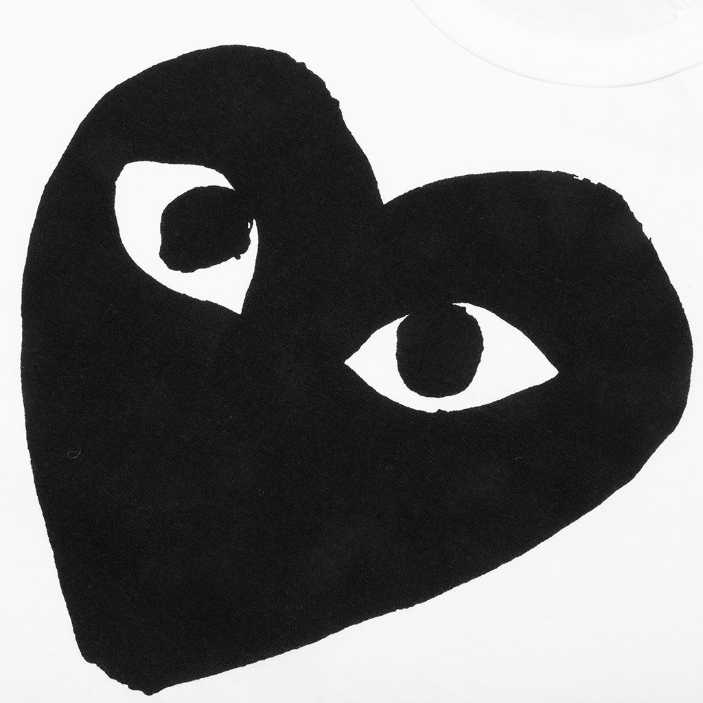 Black Heart T-Shirt - White/Black