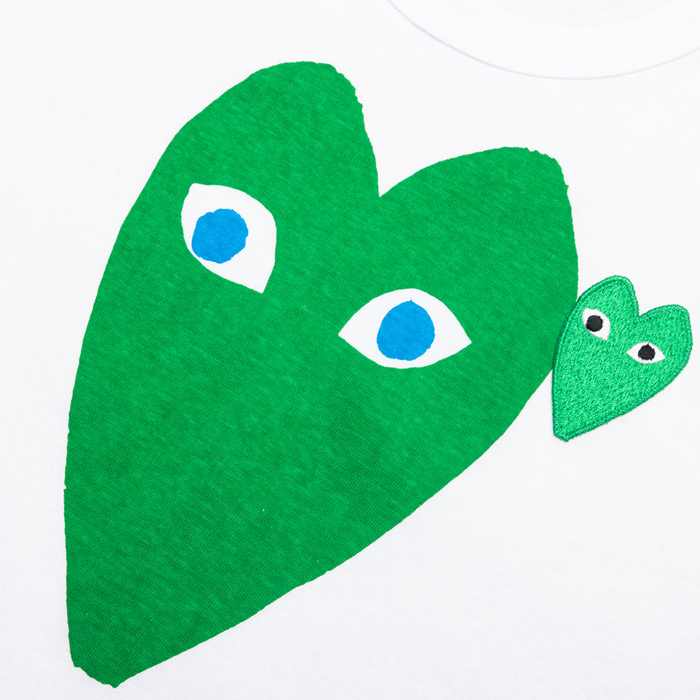 Comme Des Garcons PLAY Black Heart Blue-Eye Tee