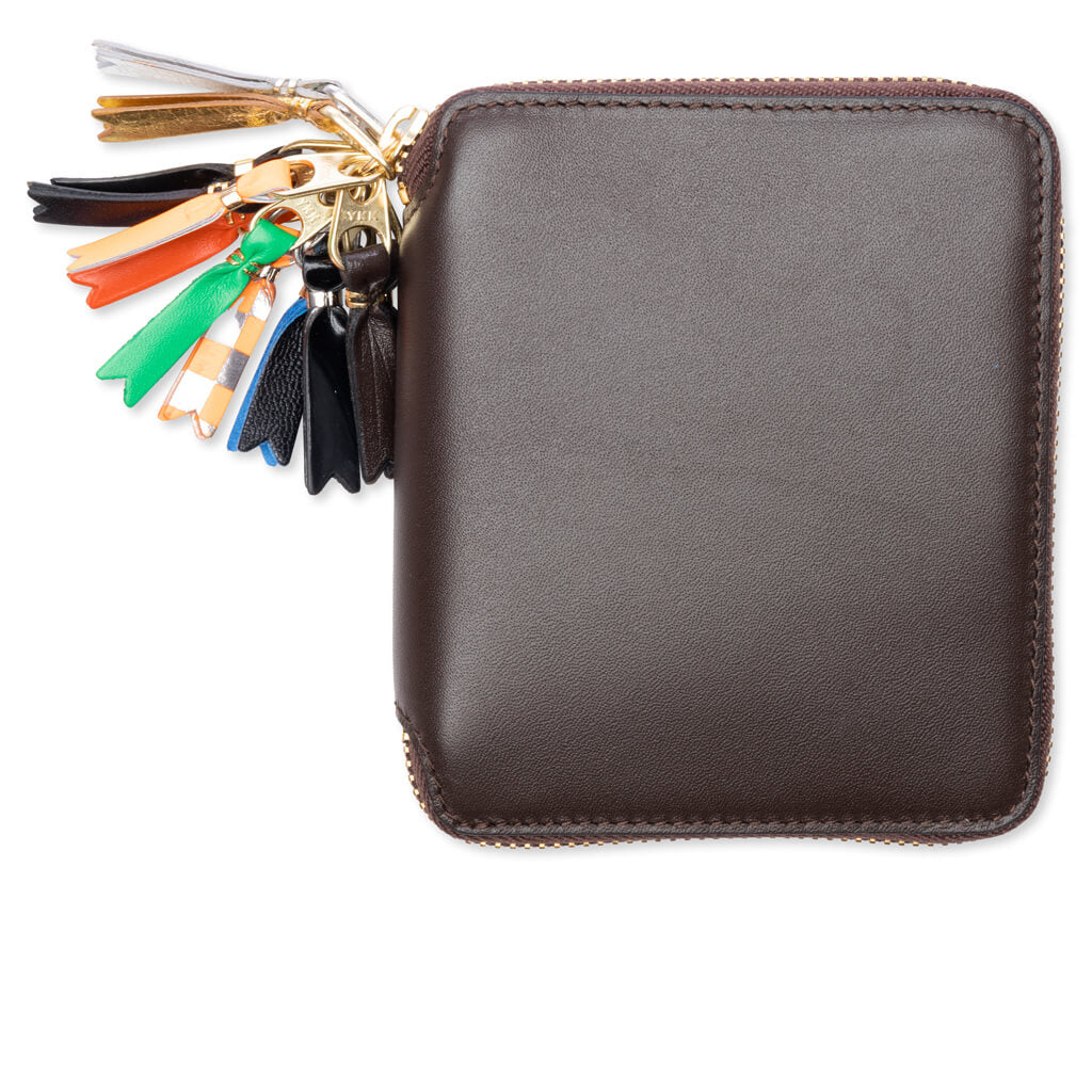 Comme des Garcons SA2100 Zipper Pull Wallet - Brown