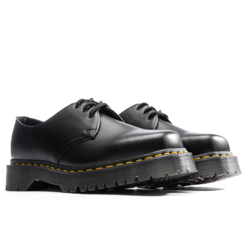 (*)様 Dr.Martens 1461 BEX SQUARED BLACK U 1461 Bex Squared - Black Polished – Feature
