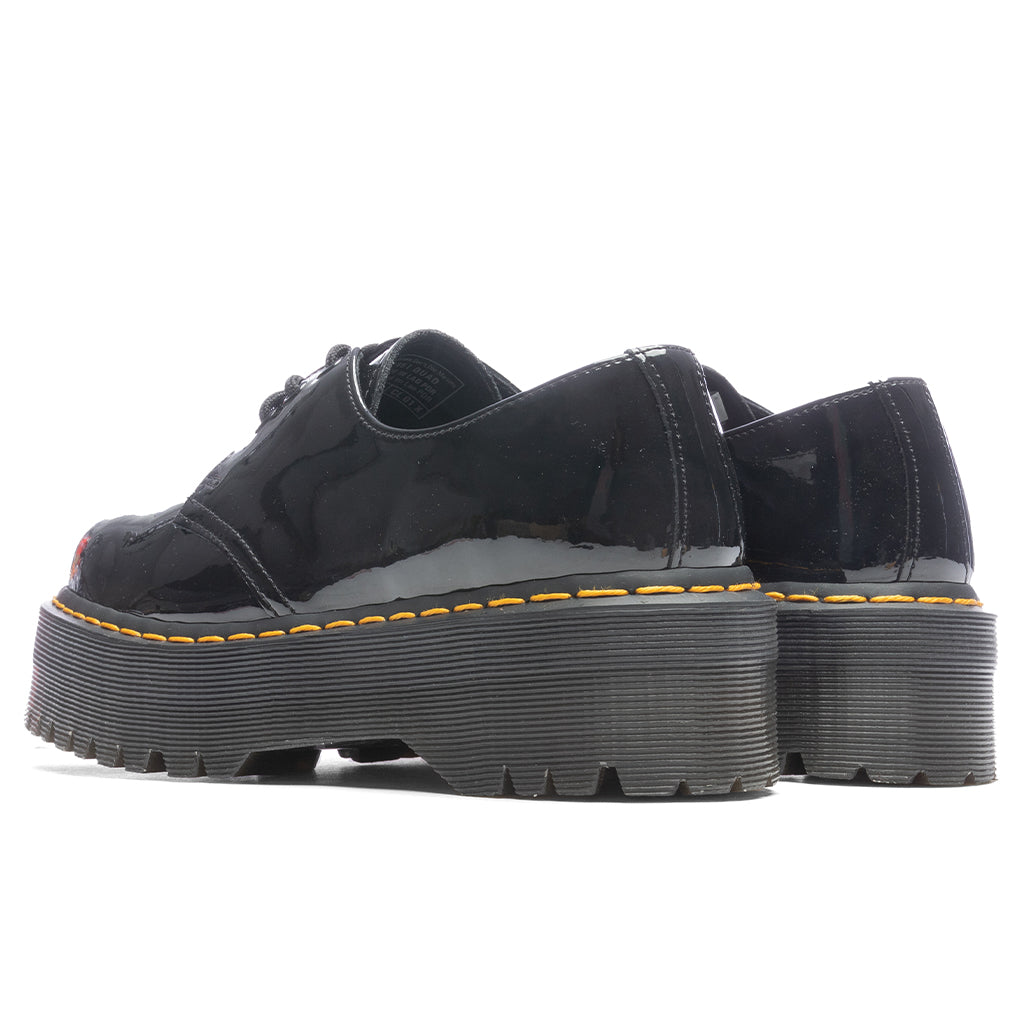 elite universitetsområde Sodavand 1461 Quad Smooth Leather Platform Shoes - Black Patent Lamper – Feature