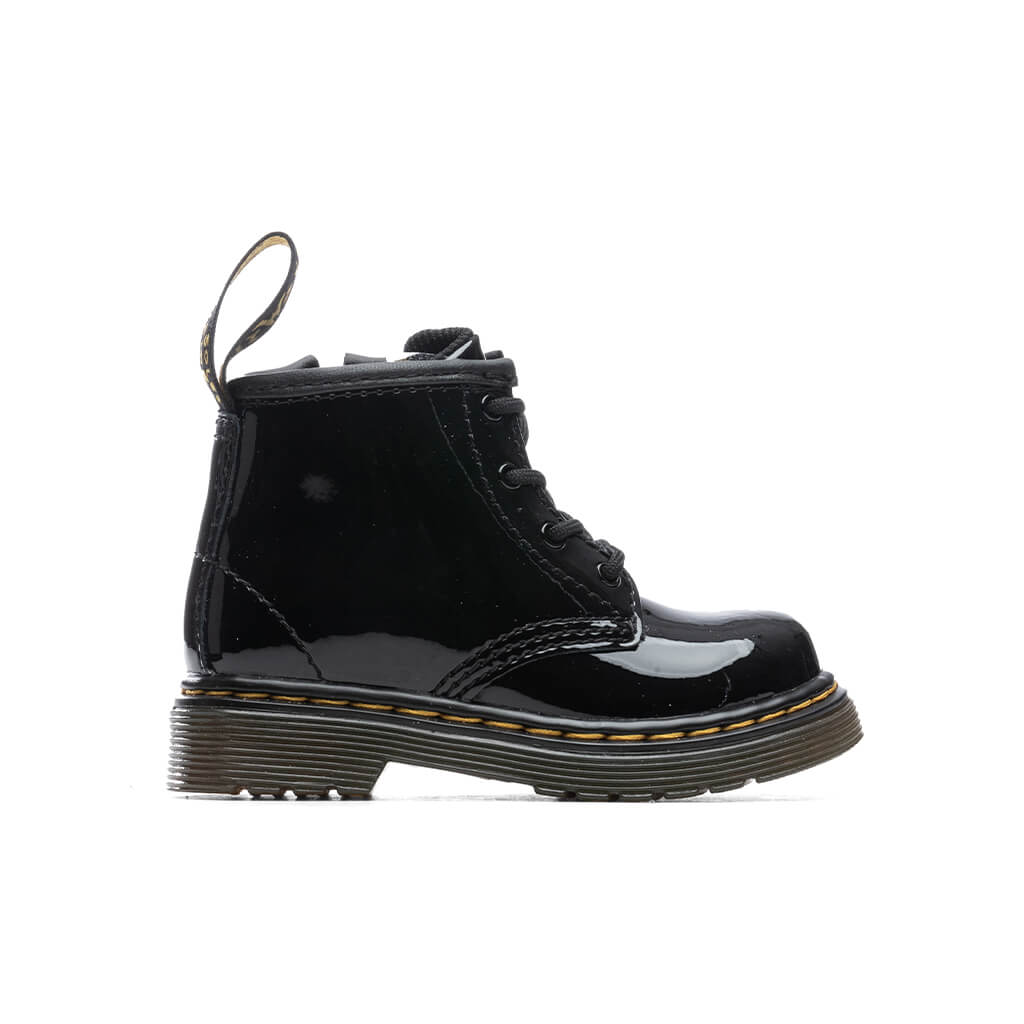 Infant 1460 Patent Leather Lace Up Boots - Black â Feature