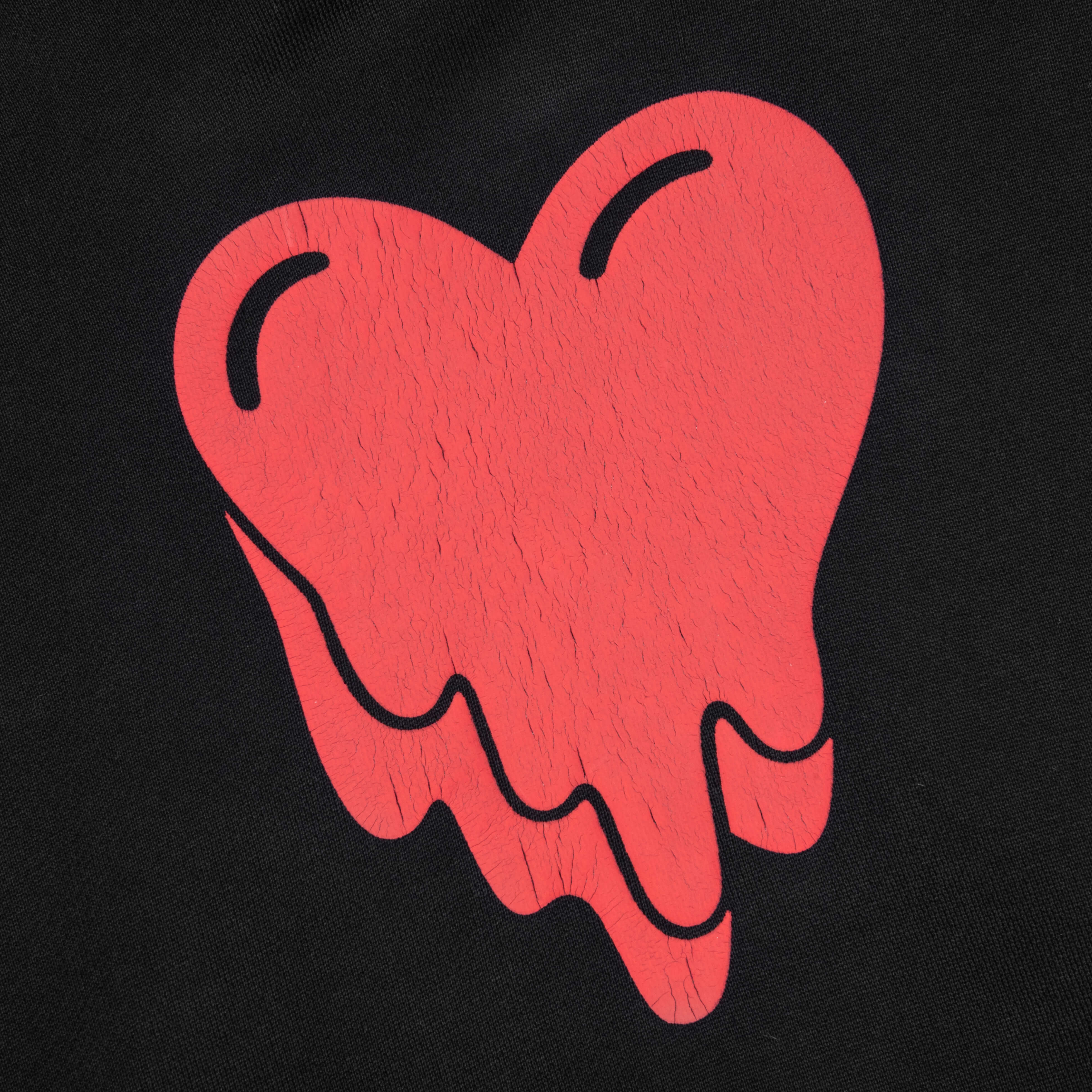 Heart Logo Hoodie - Black