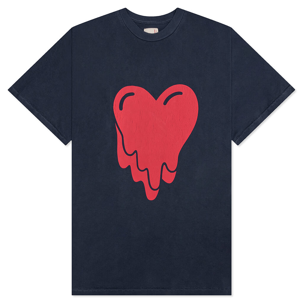 Heart Logo Tee - Navy – Feature