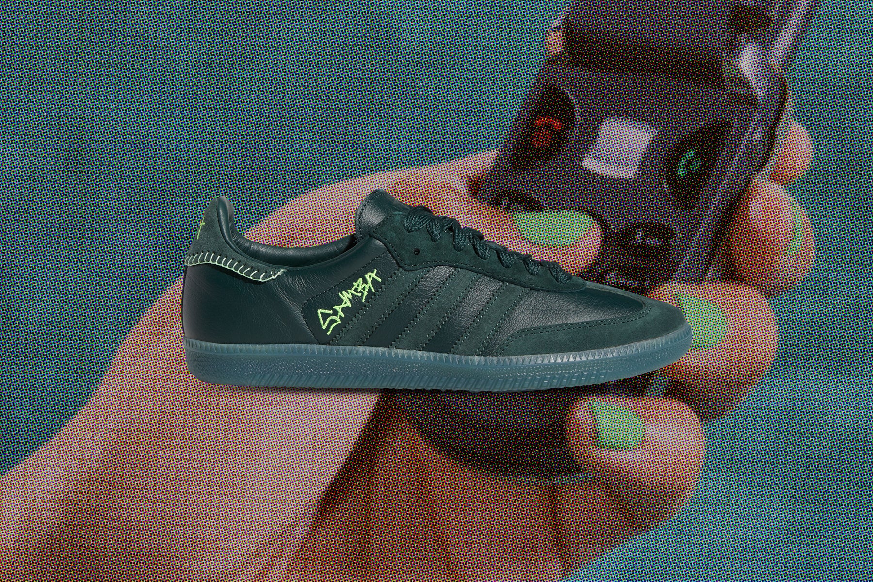 Adidas x Jonah Hill Samba - Green Feature Adidas x Jonah Hill Samba - Green Feature