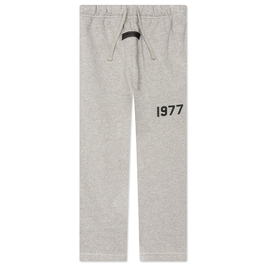 Essentials Kid's Relaxed Sweatpants - Dark Oatmeal – Feature
