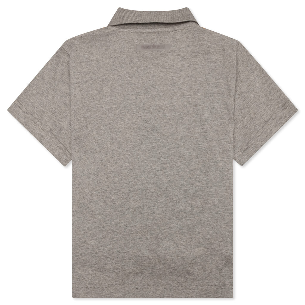 Fear of God Essentials Polo Dark Heather Oatmeal