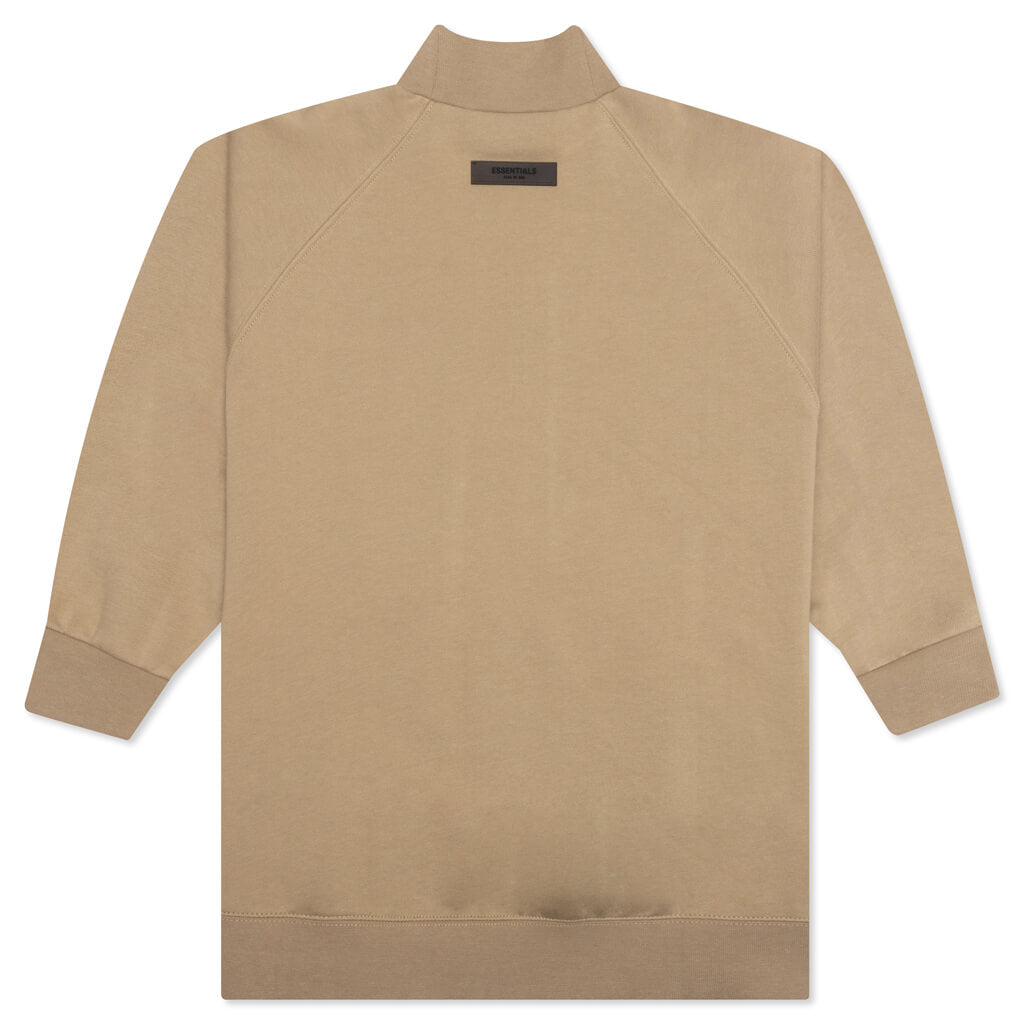 Essentials Women s 3 4 Sleeve Mockneck Oak Feature essentials-women-s-3-4-sleeve-mockneck-oak-feature