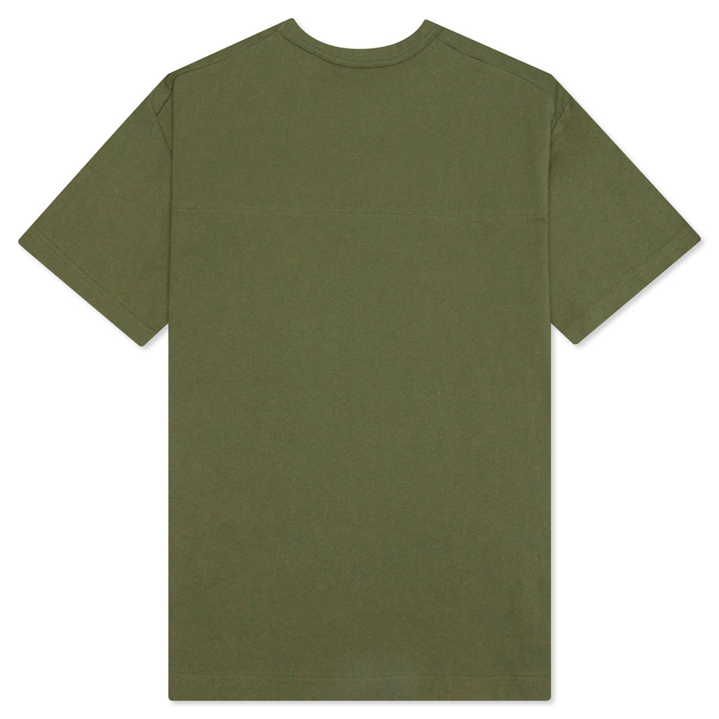 Olive-Black Bold Pocket Tee
