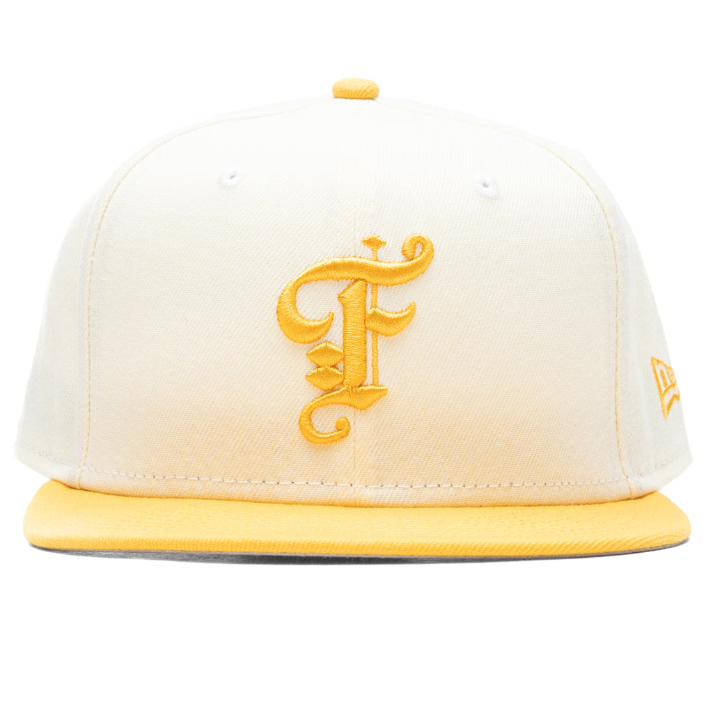 New Era Yellow/Black Los Angeles Angels Grilled 59FIFTY Fitted Hat