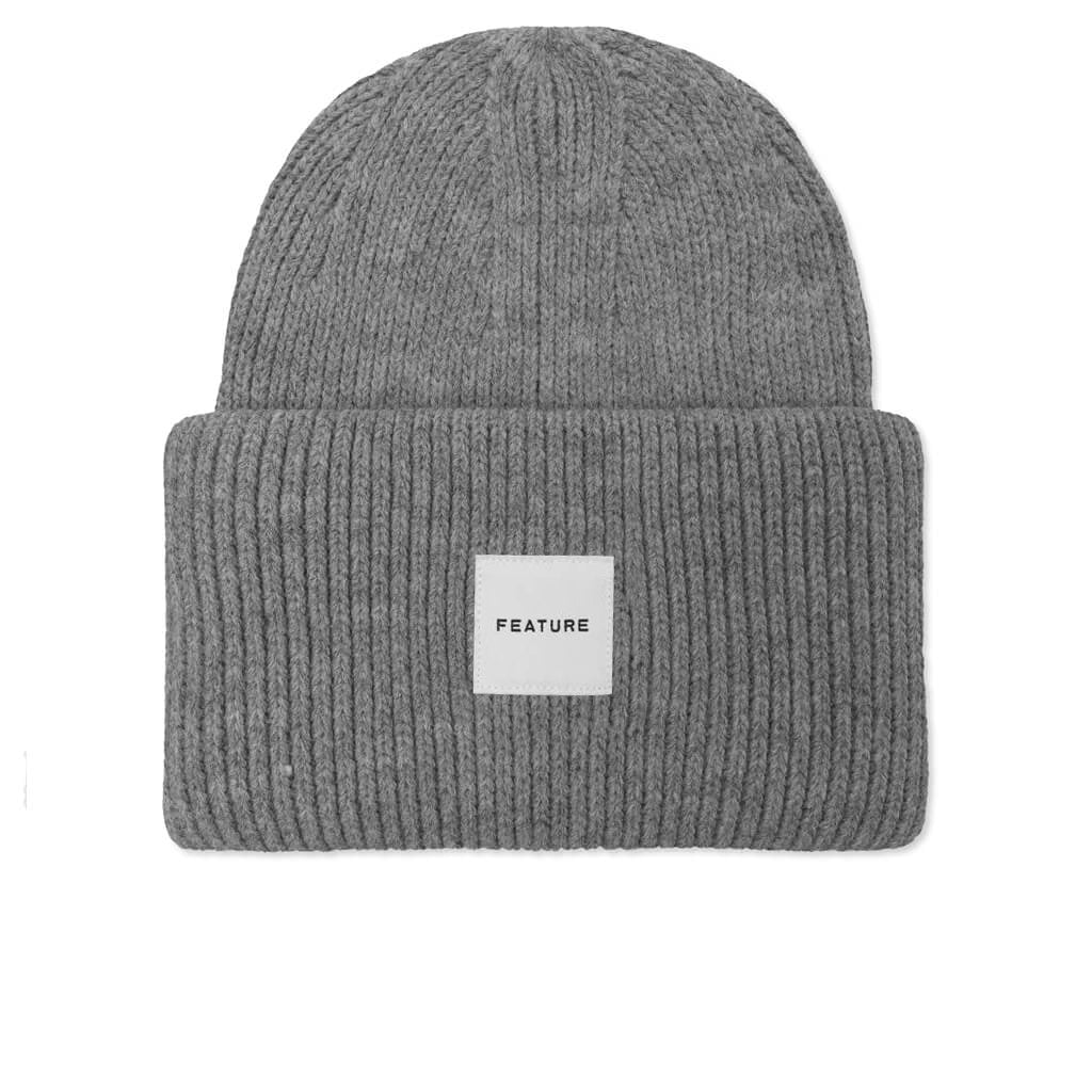 Oversized Beanie - Grey – Feature